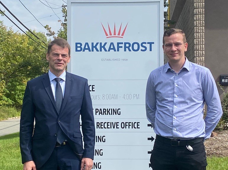 Faroese Prime Minister visited Bakkafrost US