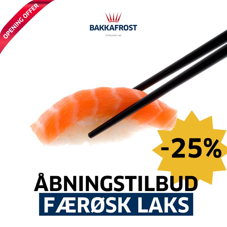 Bakkafrost hevur latið upp nethandil í Danmark við serstøkum upplatingartilboði!