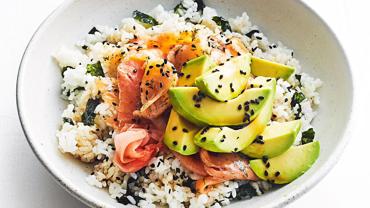 SQUARE Salmon Poke Bowl